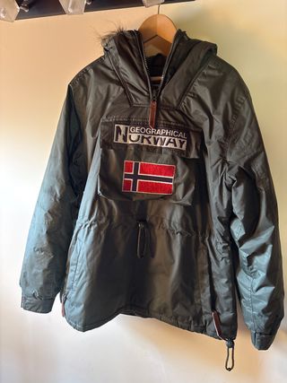 Parka Geographical Norway Verde Oliva unisex L