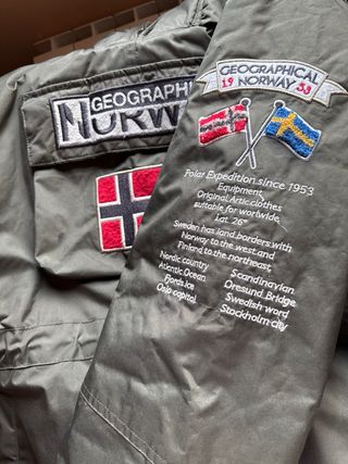 Parka Geographical Norway Verde Oliva unisex L