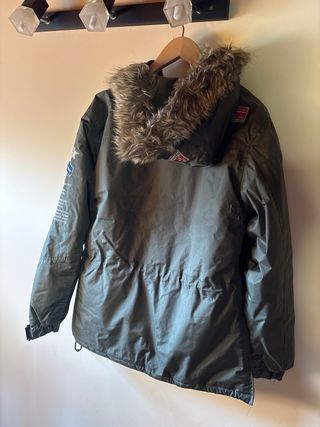 Parka Geographical Norway Verde Oliva unisex L
