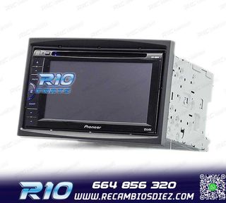 MARCO NEGRO RADIO 2-DIN PARA CITROEN C2 C3 BERLINGO JUMPY FI