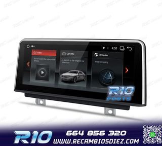 RADIO GPS ANDROID 14 PARA BMW SERIE 3 SERIE 4 10,25"