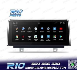 RADIO GPS ANDROID 14 PARA BMW SERIE 3 SERIE 4 10,25"