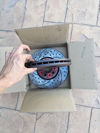 Discos de freno 288mm perforados