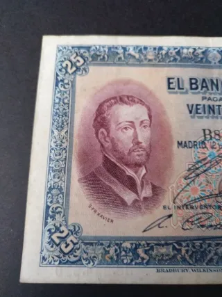 25 Pesetas de 1926 España. 