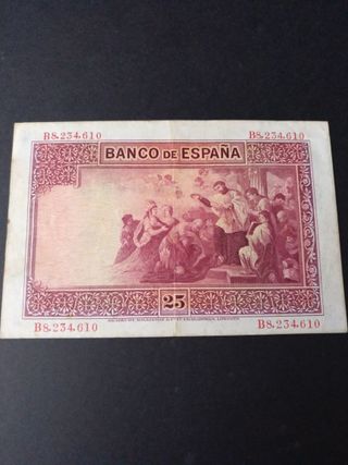 25 Pesetas de 1926 España. 