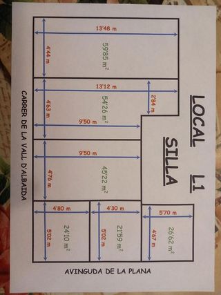 Local comercial en alquiler en Silla