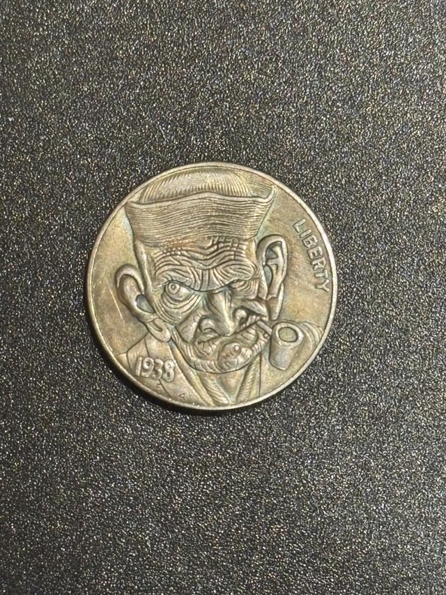 Moneda Cinco Centavos Popeye 1938