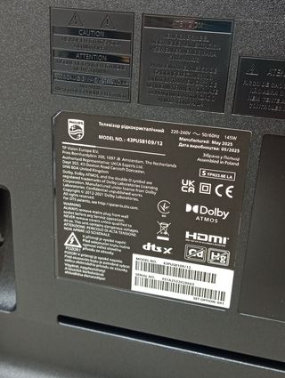 Philips 43PUS8109 Smart TV 4K LED