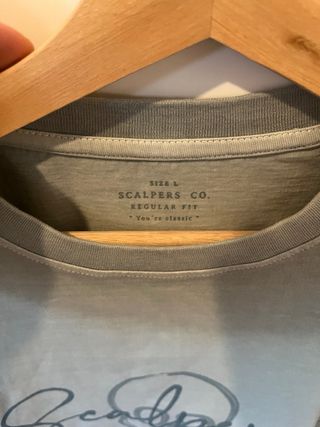 Camiseta Scalpers verde talla L a estrenar