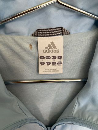Chaqueta Cortavientos Adidas Celeste