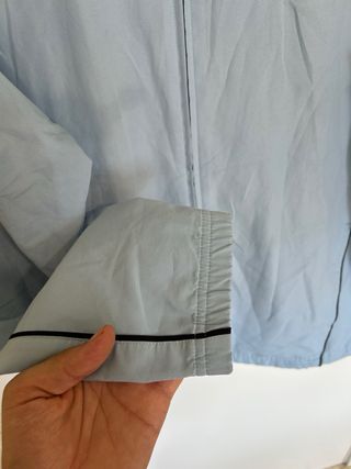Chaqueta Cortavientos Adidas Celeste