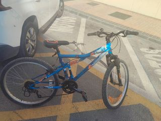 Bicicleta Rockrider 24 Azul