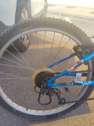 Bicicleta Rockrider 24 Azul