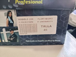Zapato Clásico Negro Talla 45