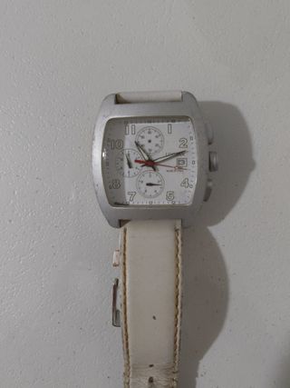 Orologio Locman Cronografo Argento Bianco