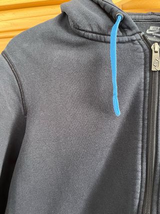 Chaqueta Sudadera Nike Azul y Gris