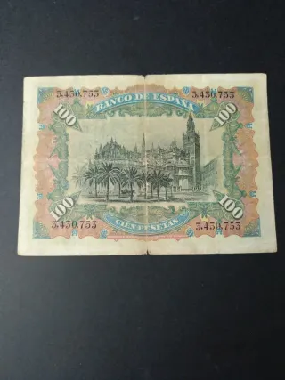 ALEGORIAS 100 PESETAS.