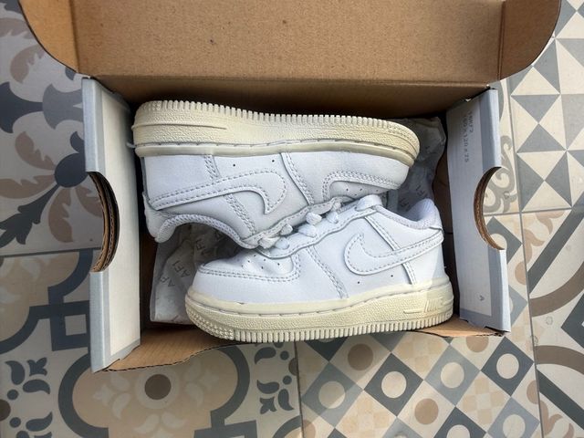 Nike Air Force 1 Infantil Blancas