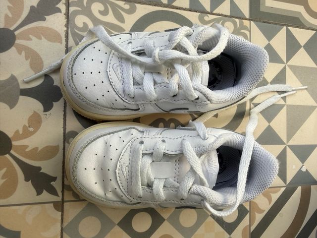 Nike Air Force 1 Infantil Blancas