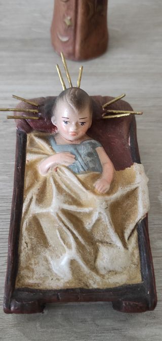 Nacimiento Navidad Belén Figura Bebé