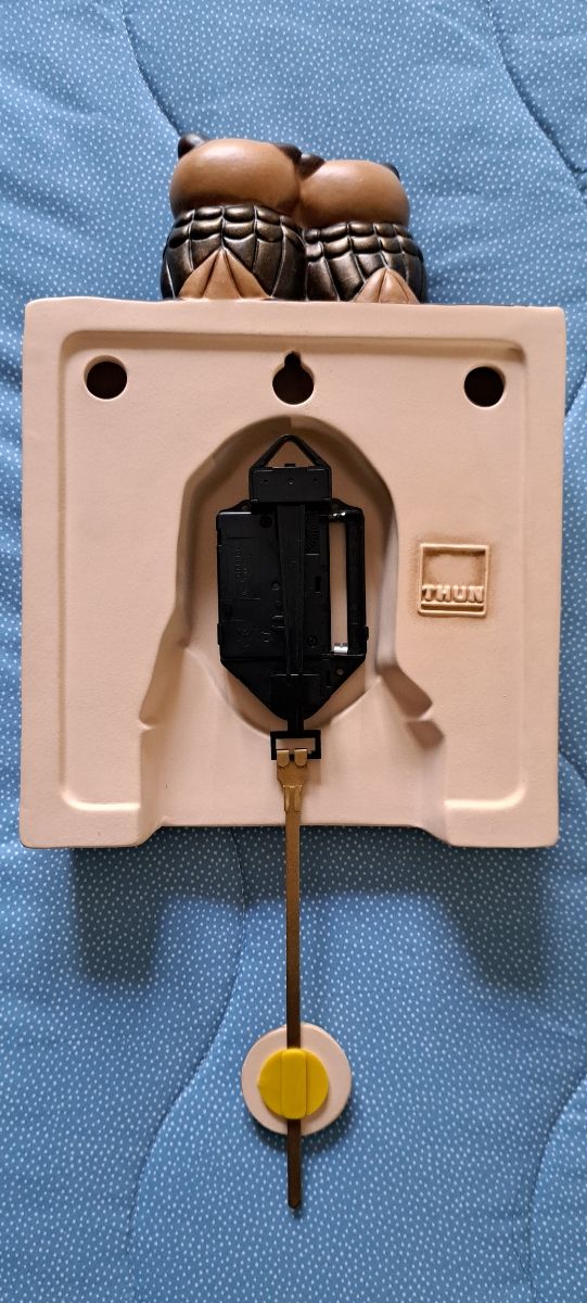 Orologio da parete Thun con gufi e pendolo