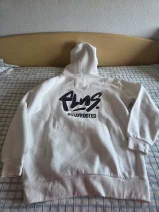 Sudadera blanca chico unisex Polinesia 