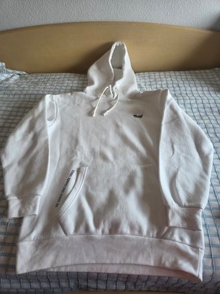 Sudadera blanca chico unisex Polinesia 
