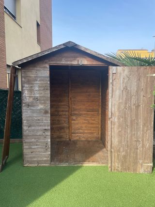 Caseta de madera para jardín,