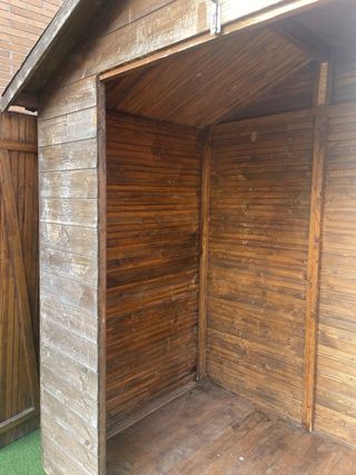Caseta de madera para jardín,