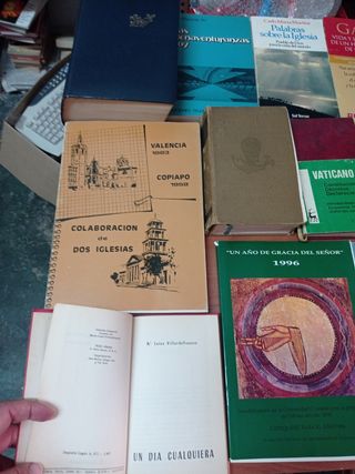 Lote de 20 libros lectura religiosa y biblias 