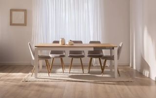 Mesa extensible madera maciza