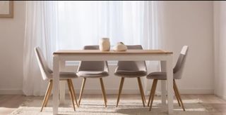 Mesa extensible madera maciza
