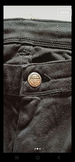 Pantalón Zara Negro Talla XL Mujer