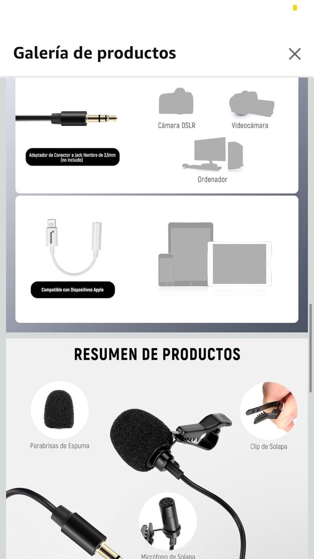 2 Micrófonos Solapa Lavalier Neewer