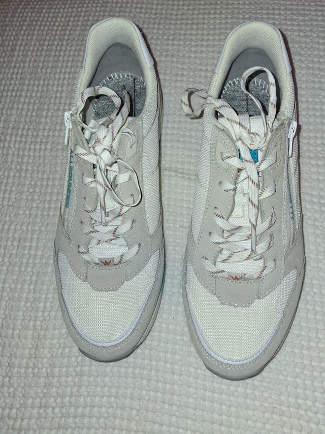 Zapatillas Allrounder Blanco/gris/azul Talla 41