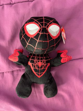 Peluche Spiderman Negro y Rojo