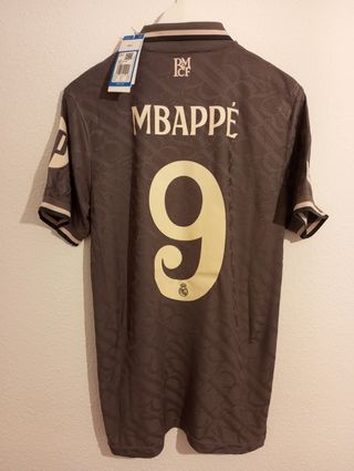 Camiseta Real Madrid Authentic 24/25 UCL Mbappe.
