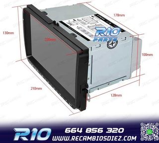RADIO GPS ANDROID 12 PARA VW SEAT SKODA