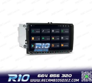 RADIO GPS ANDROID 12 PARA VW SEAT SKODA