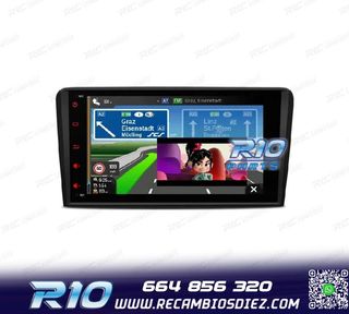 RADIO GPS ANDROID 12 PARA AUDI A3 S3 RS3 03-12
