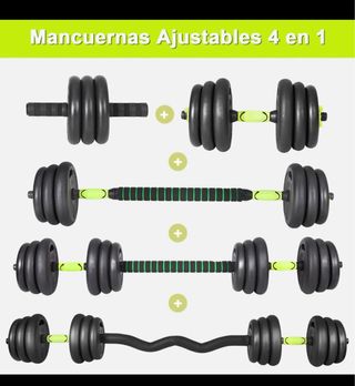 Pesas 40 kg Set Mancuernas Gimnasio