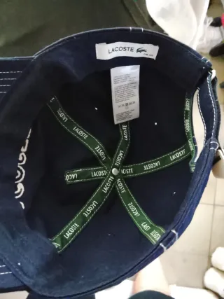 Gorra Lacoste Azul/Blanco Talla Única