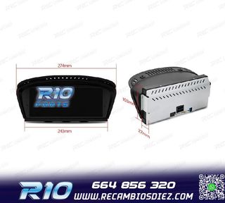 RADIO GPS ANDROID 12 PARA BMW SERIE 3 E90 E91 E92 E93 SERIE