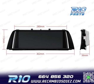 RADIO GPS ANDROID 12 PARA BMW F10 F11 10-12 CIC