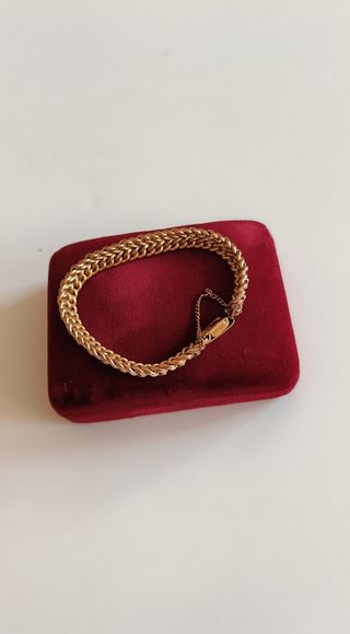 Pulsera bañada de Oro 16.59g