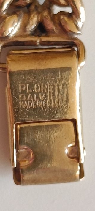 Pulsera bañada de Oro 16.59g