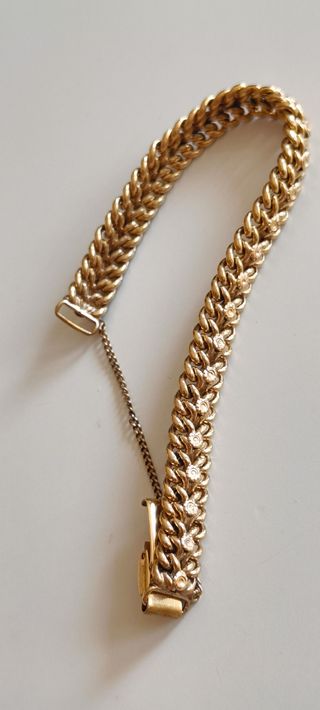 Pulsera bañada de Oro 16.59g
