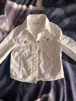 Cazadora vaquera blanca Tommy T-7/8