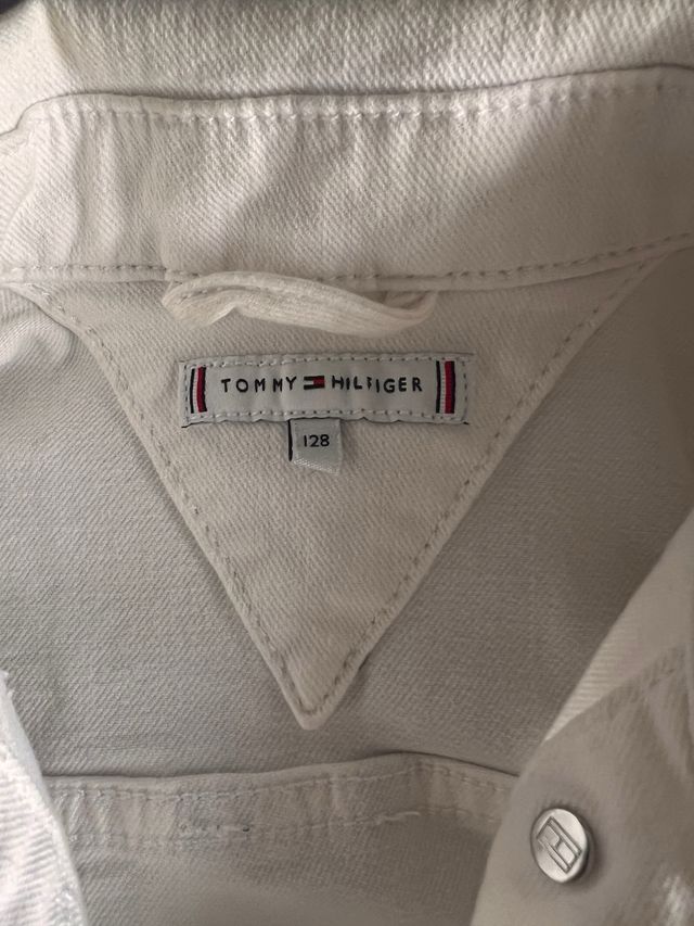 Cazadora vaquera blanca Tommy T-7/8