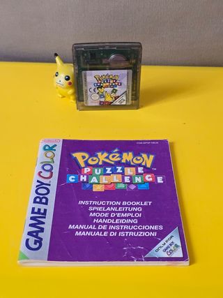 Pokemon Puzzle Challenge Game Boy Color + Manuale
